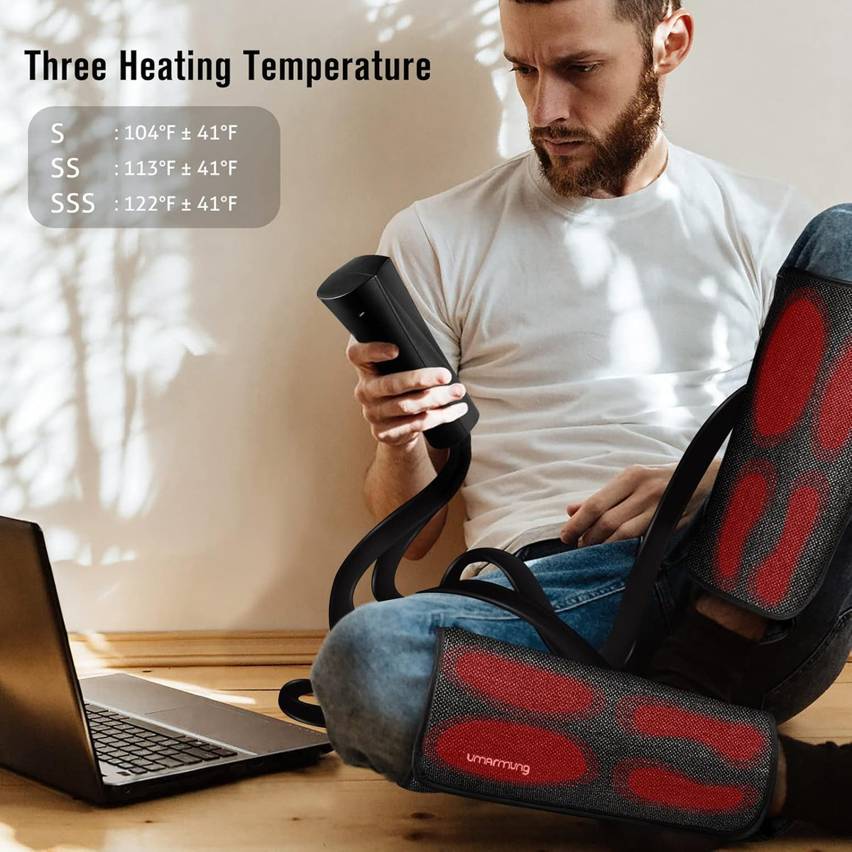 Air Compression Calf Massager with Heat B599122