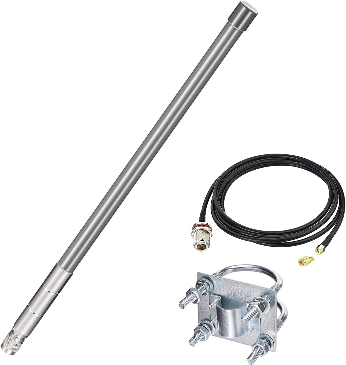 31.5inch 5.8 dBi Antenna 915MHz Lora Antennas Low Loss Cable 3.3ft Pack of 2 B495