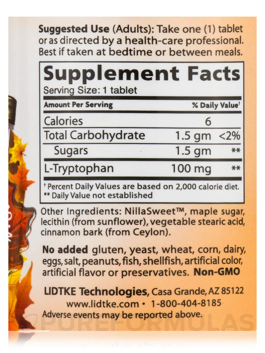 L-Tryptophan Chewable 60 tabs Z342