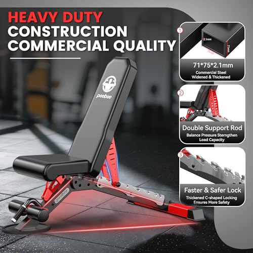 2000LB Squat Rack with LAT-Pull Down and Cable Crossover System H4426
