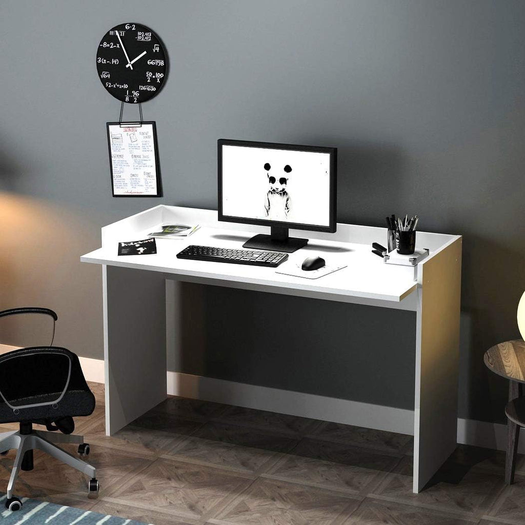 White Solid Wood Writing Desk (56 Length) T32092