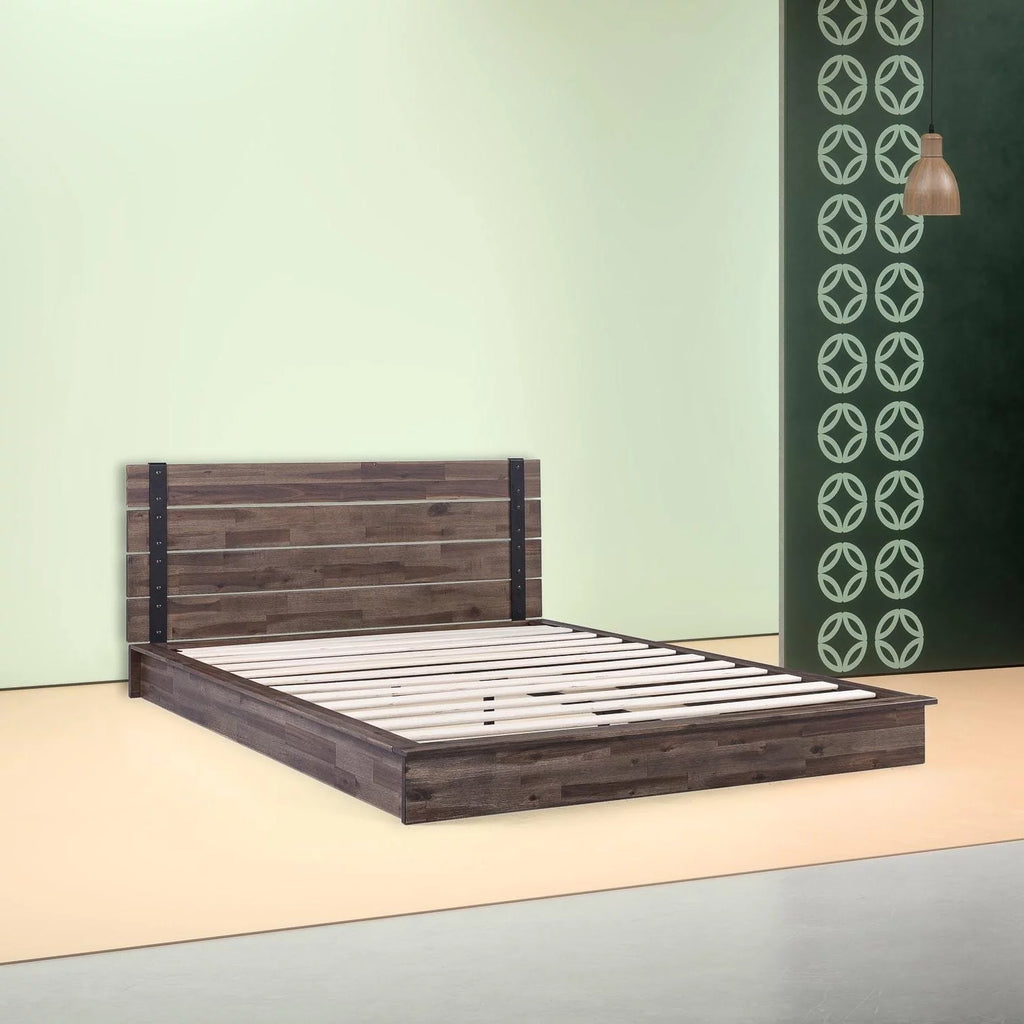 Queen Size Wood Platform Bed Frame P61302