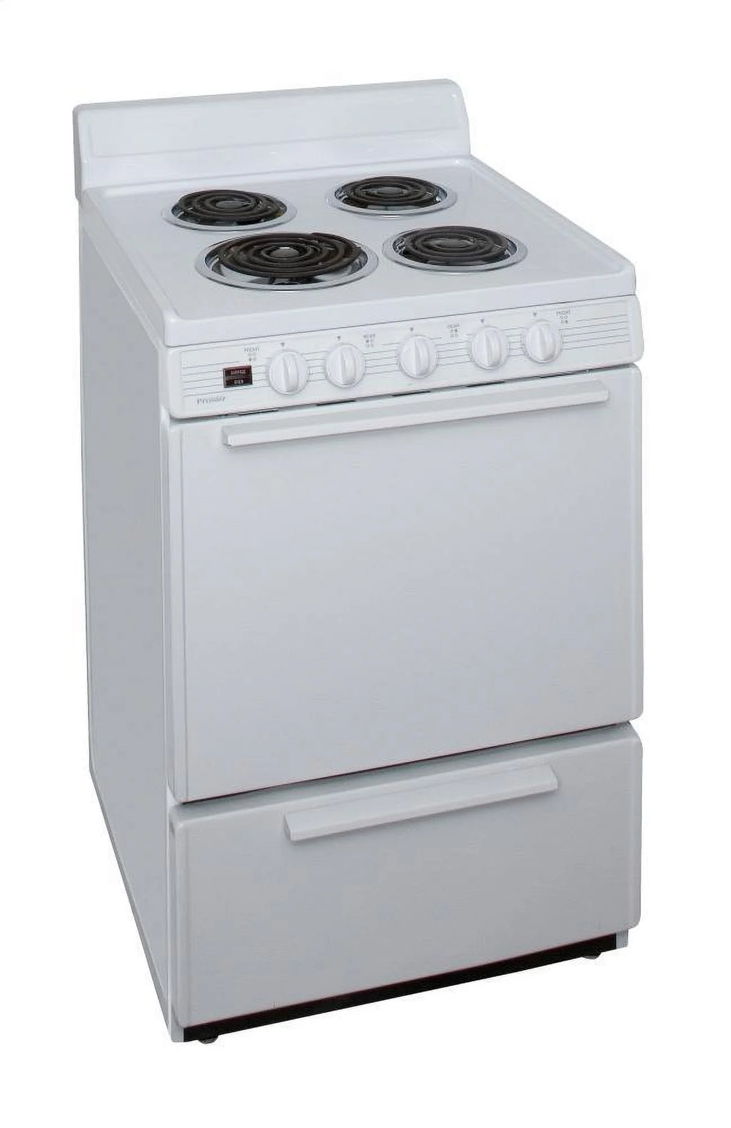 24" Freestanding Coil Electric Range White Q1036