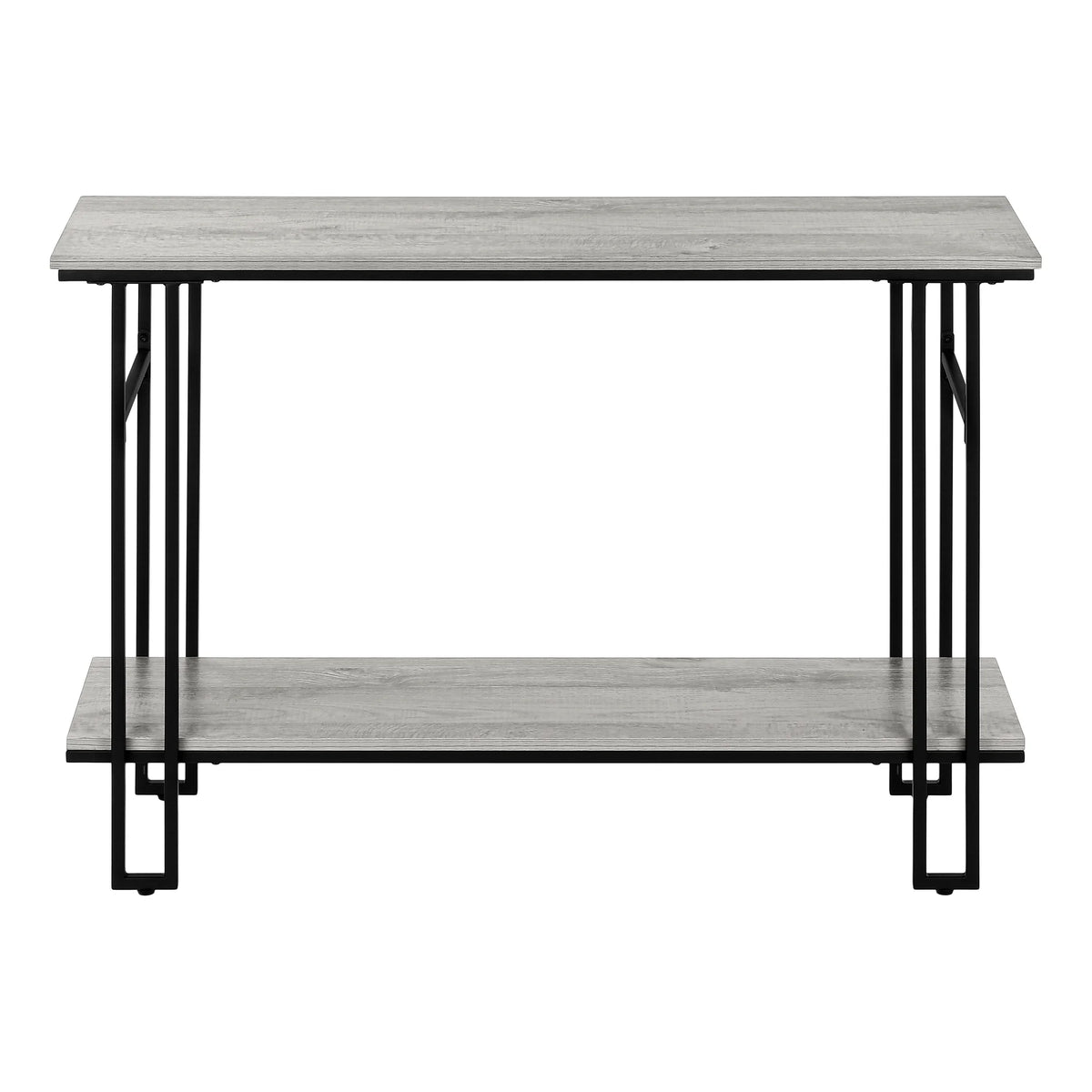 Narrow Grey Metal Accent Table G182