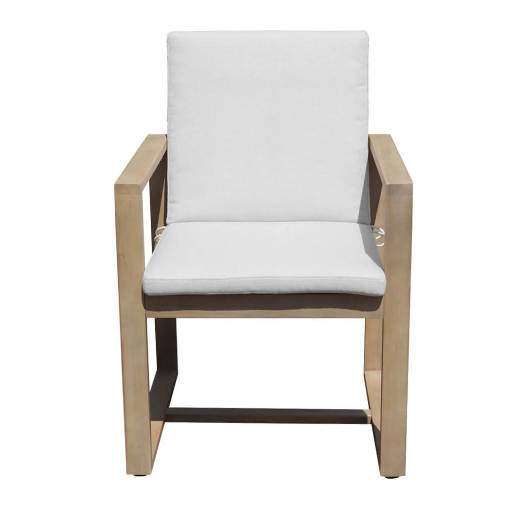 Natural Brown Eucalyptus Wood Dining Chair H213563
