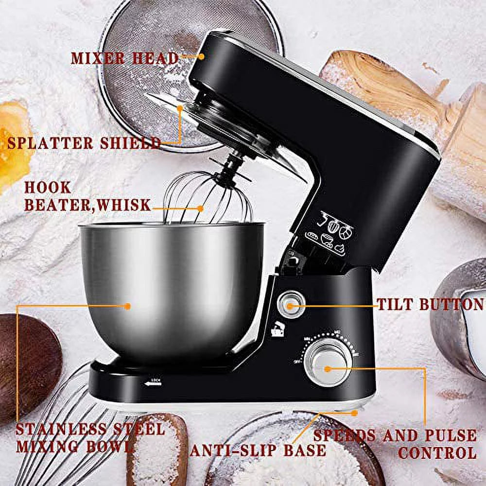 Tilt-Head Electric Mixer with 5-Quart Stainless Steel Bowl C92885