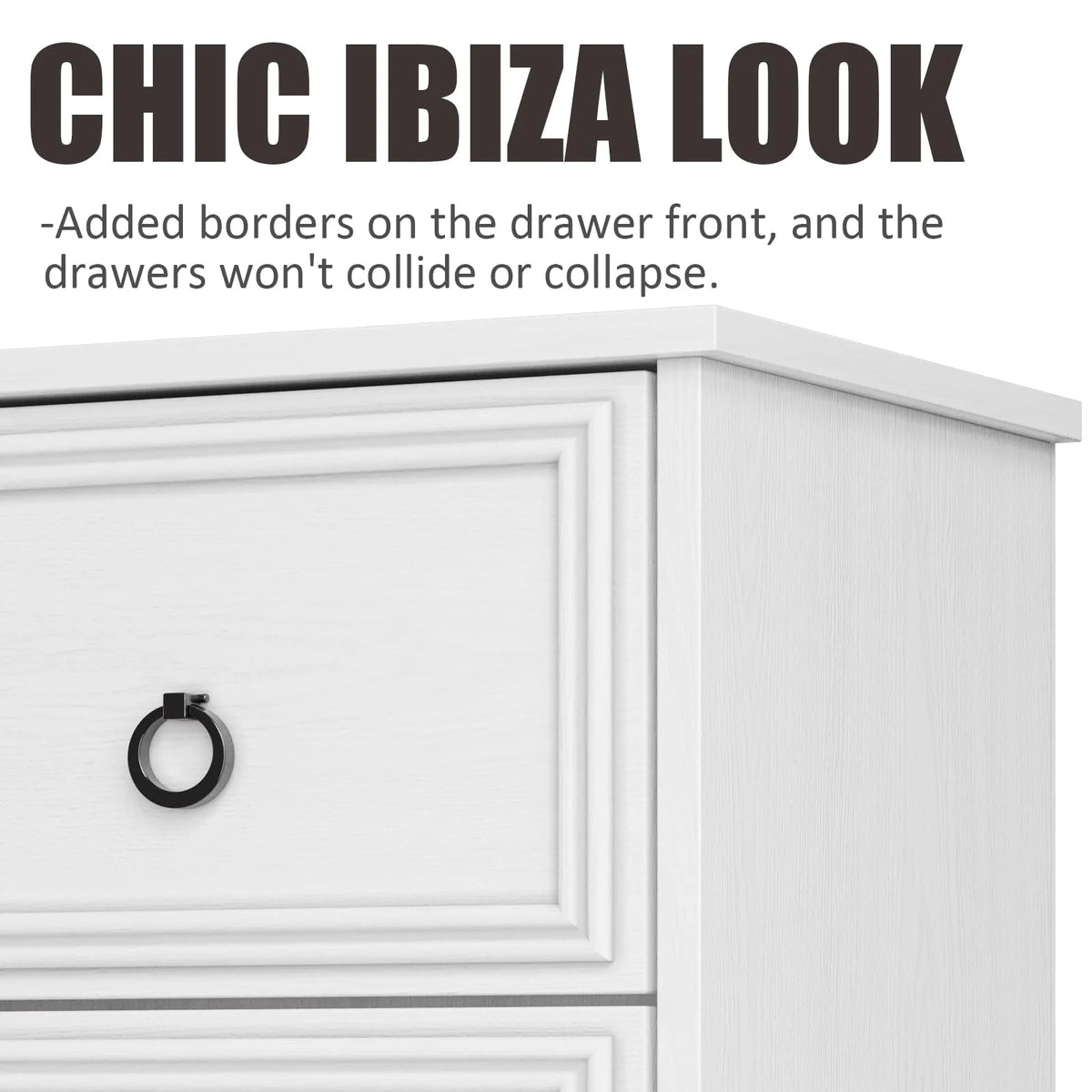 7 Drawer Gray Dresser M395