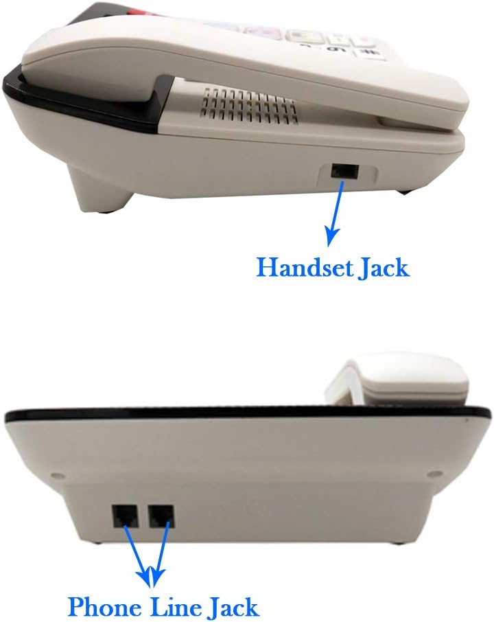 Corded Phones with Big Button, Caller ID, Amplified Phones, Pack of 2 G852052
