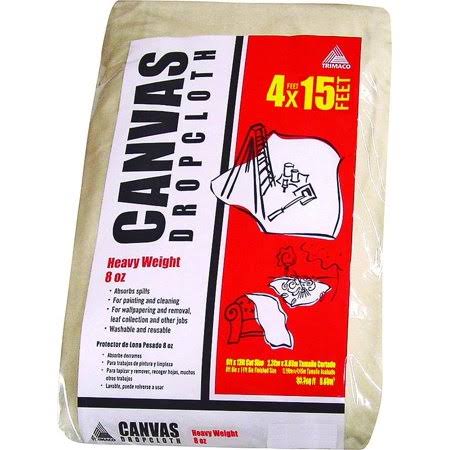 Canvas Drop Cloth 4 by 15 foot B182989