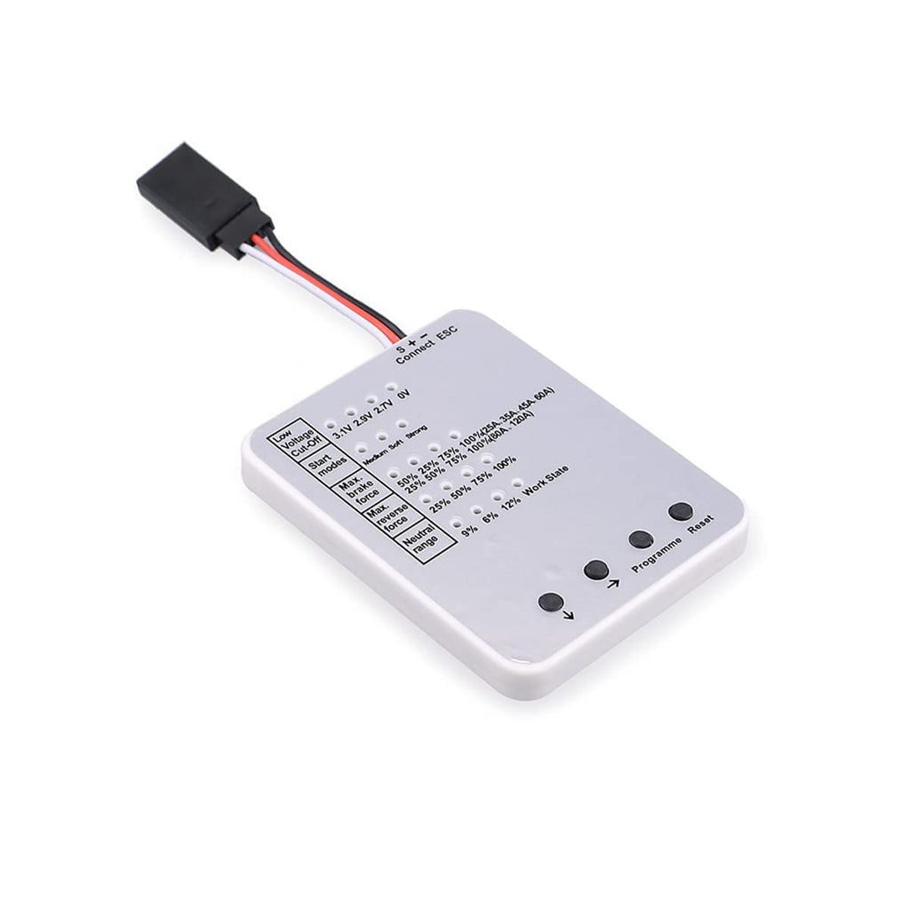 3650 3900kv Brushless Motor ESC with 60A ESC & Programming Card Combo for 1/10 RC Car Truck Pack of 2 B132693