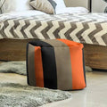 Striped Pouf Ottoman Q18240