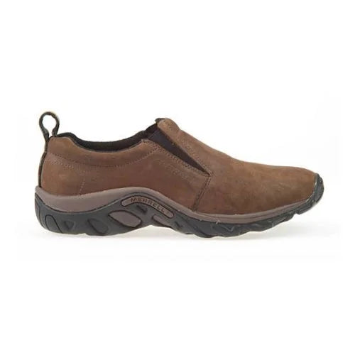 Brown Nubuck Wide Slip-On Shoes O59903