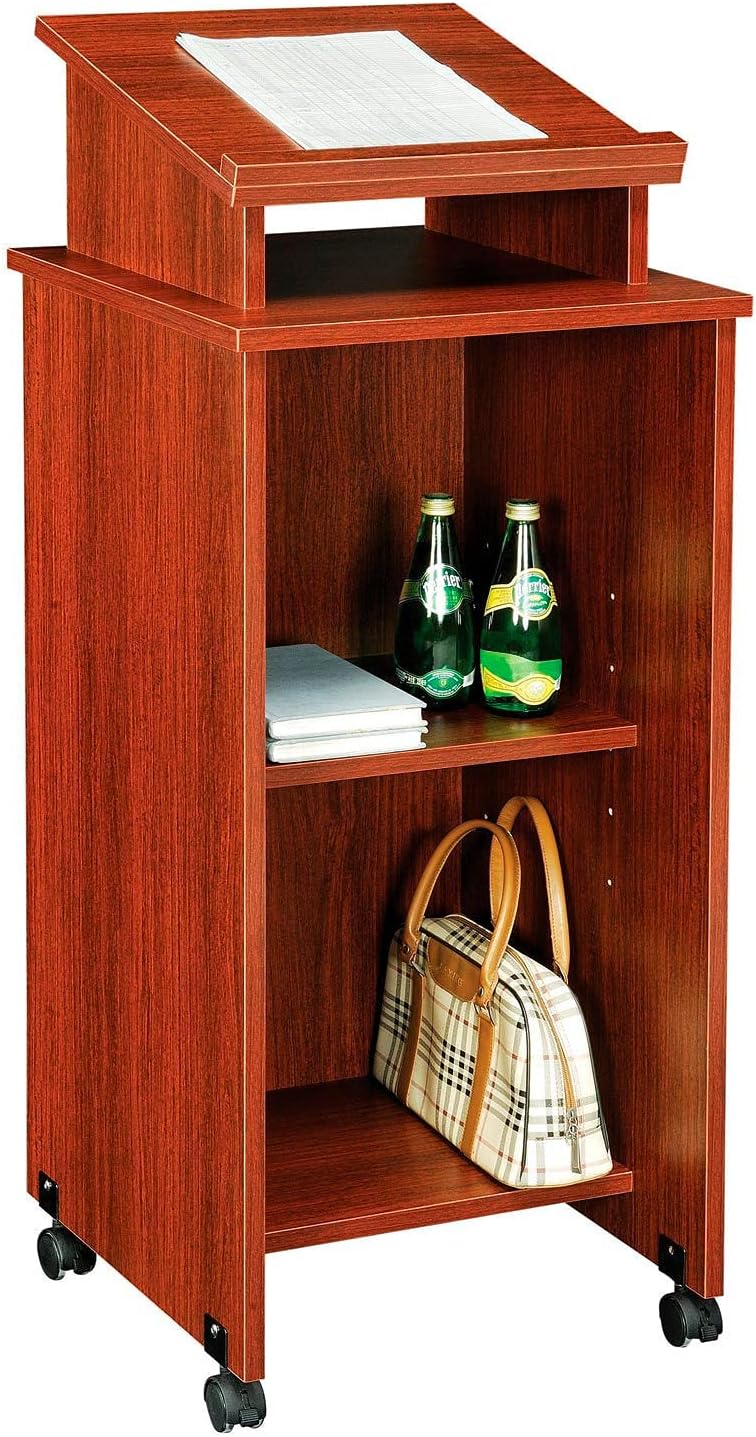 Mahogany Mobile Lectern H205521