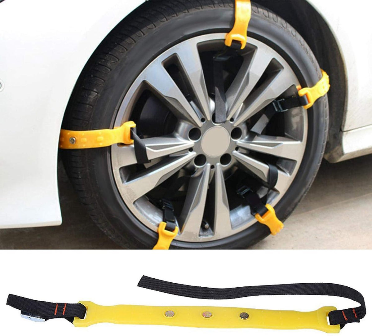 10pcs Universal Tire Anti-Skid Snow Chains for Car Truck SUV D534938