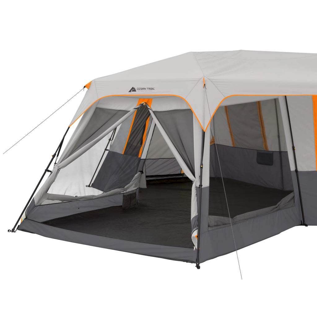 20' x 18' 12-Person 3-Room Instant Cabin Tent with Screen Room S527