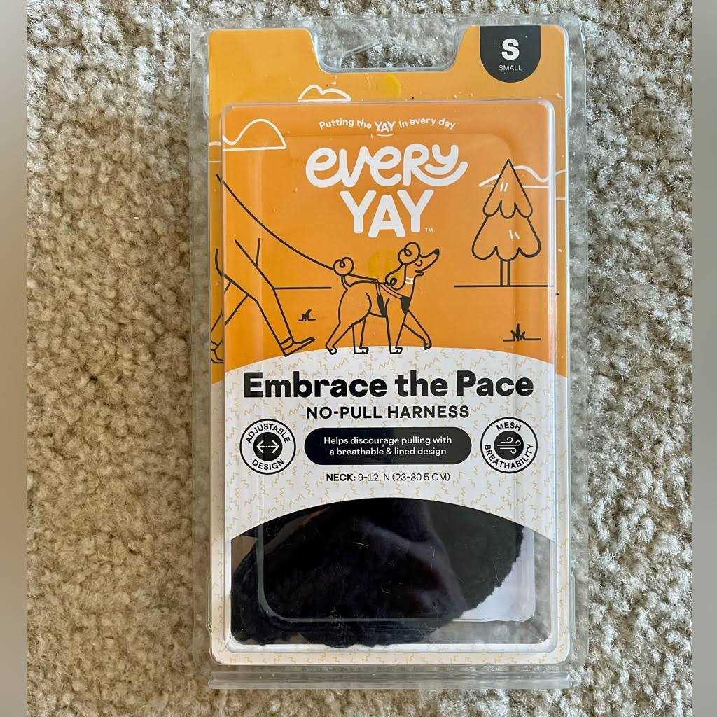 Black No Pull Dog Harness X587