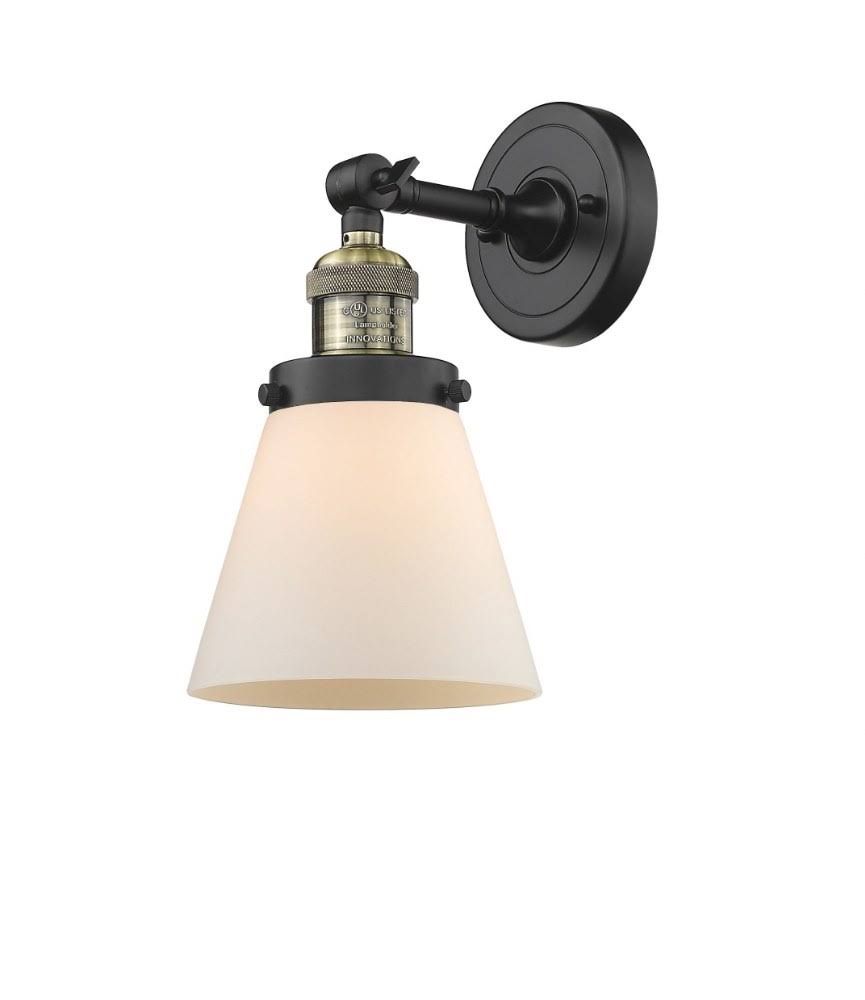 Small Cone 1 Light Semi Flush Mount C1132