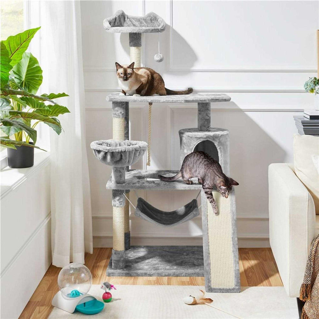 61.5-in Plush Cat Tree Condo J2656