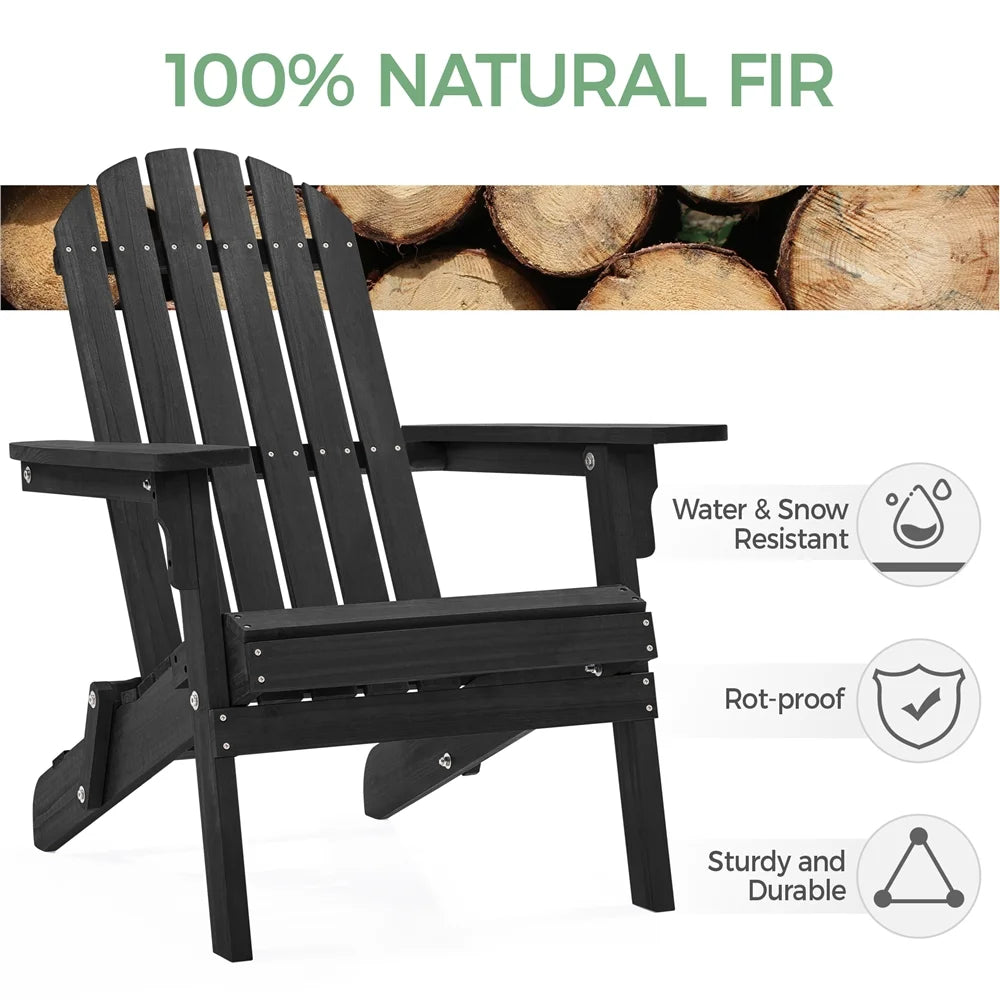 Folding Wooden Adirondack Chair I3322