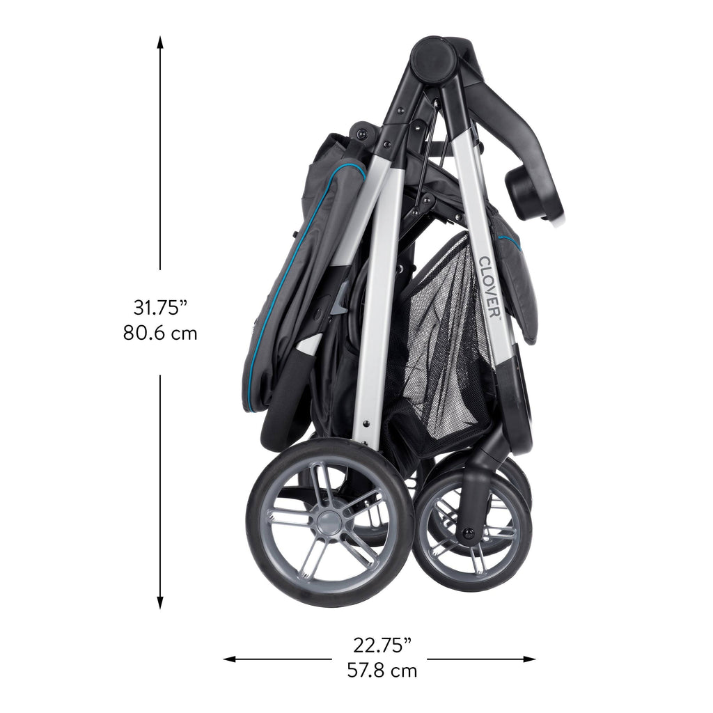 Atlantic Chevron Blue Travel System with Infant Car Seat Y678