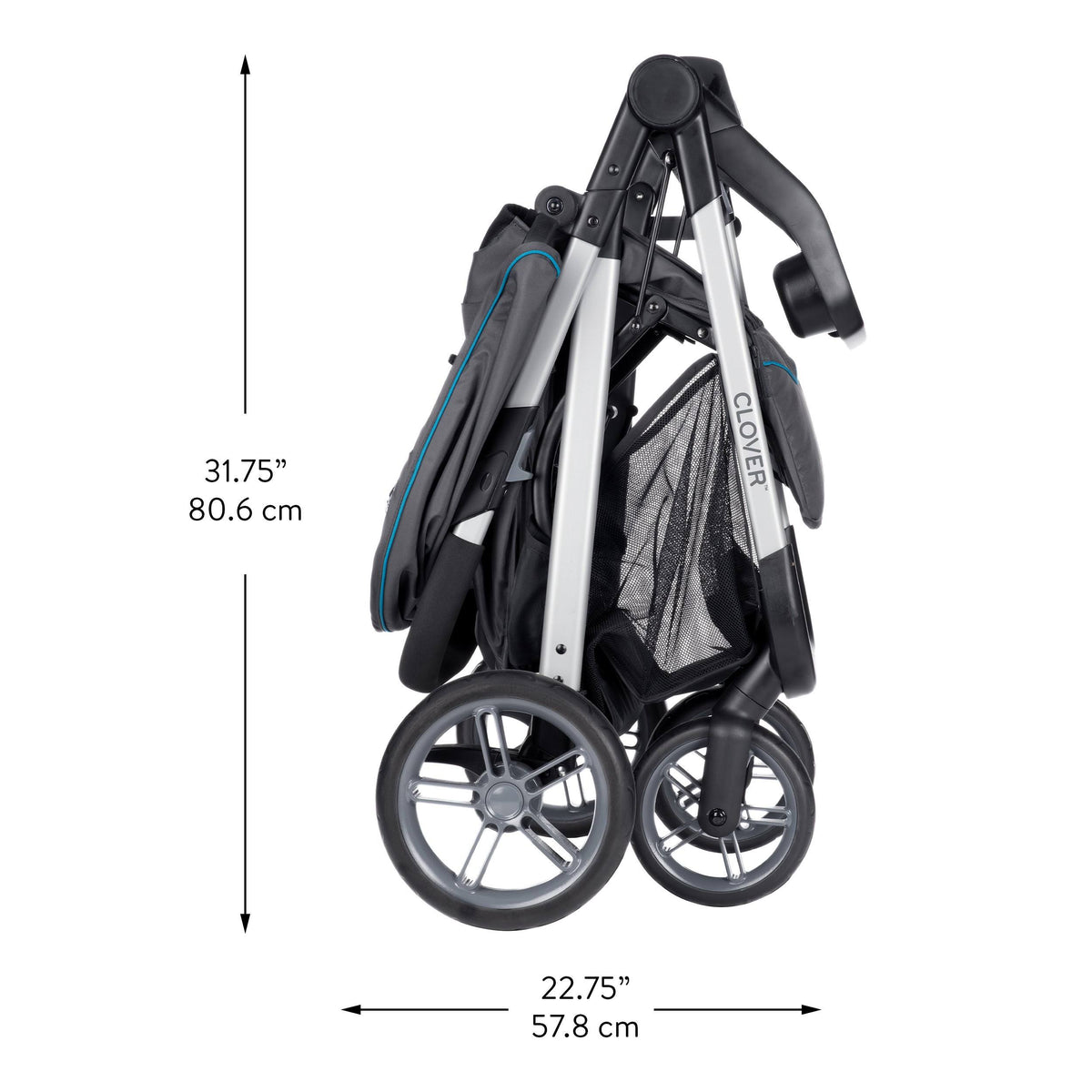 Atlantic Chevron Blue Travel System with Infant Car Seat Y678