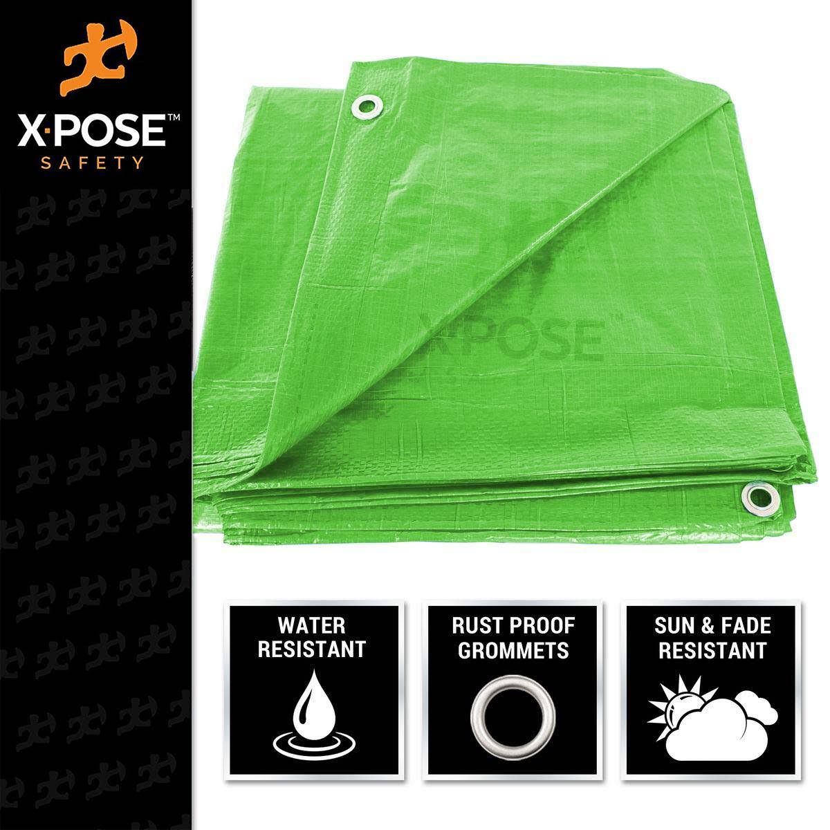 Green Poly Tarps - Case of 40 J788