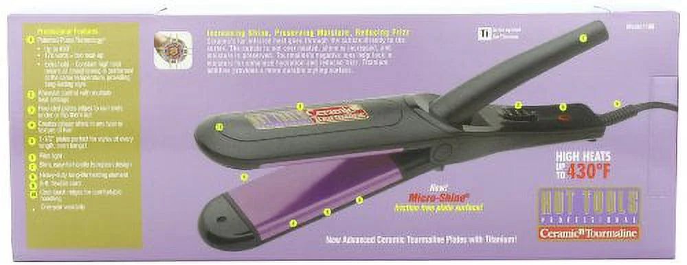 Ceramic Titanium Flat Iron 1.5 inch W3942
