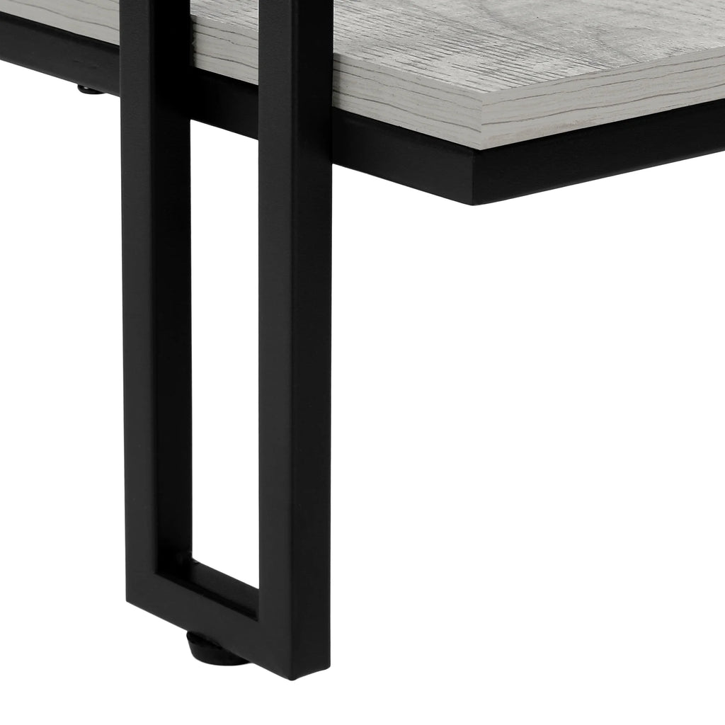 Narrow Grey Metal Accent Table G182
