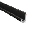 White PVC Plastic Drip Rail Molding, 125’ Length, Pack of 2 A477