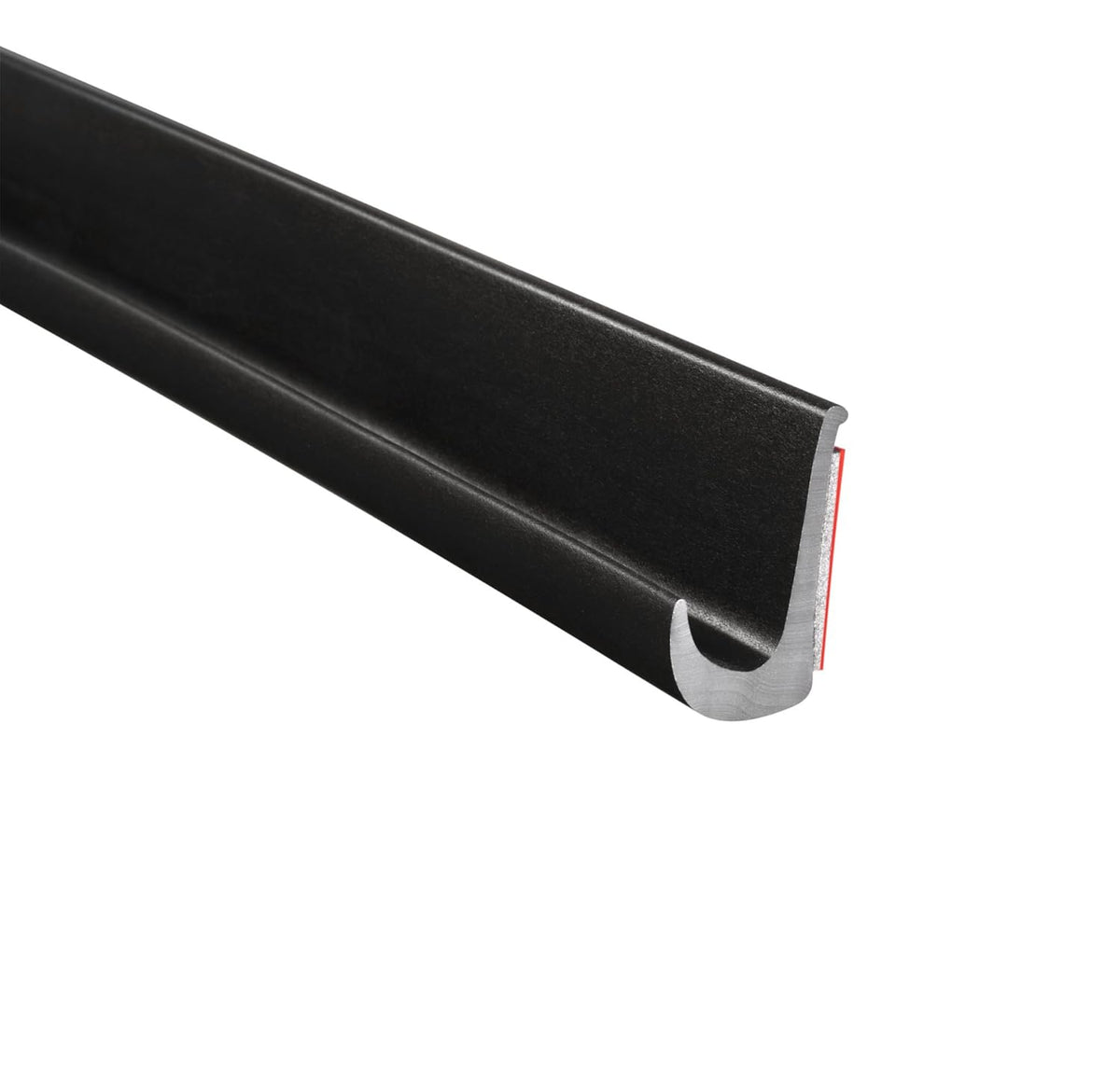 White PVC Plastic Drip Rail Molding, 125’ Length, Pack of 2 A477