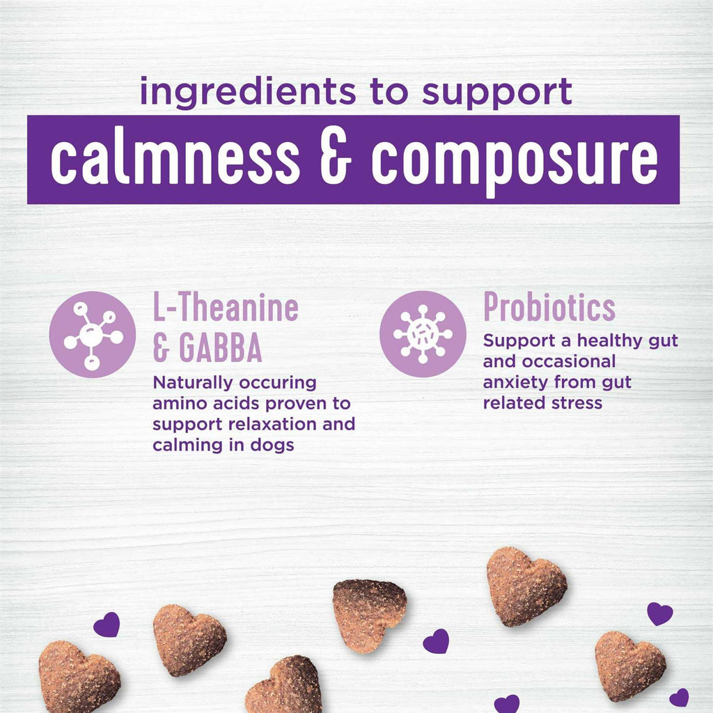Cheese Flavored Soft Chews Calming Supplements for Dogs N86287