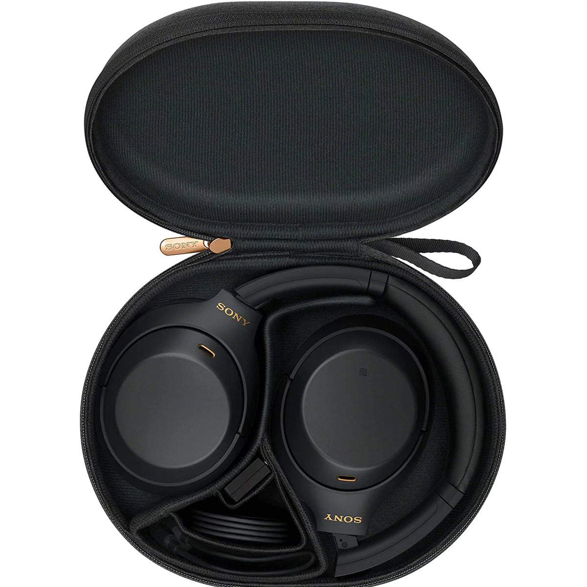 Black Wireless Noise-Canceling Over-Ear Headphones 7pc Bundle Z3719
