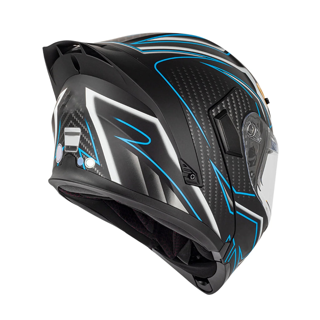 Motorbike Helmet with Dual Visor H360416