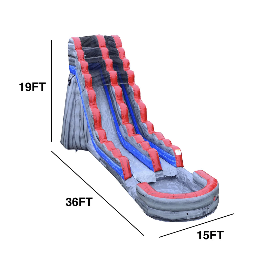 Inflatable Water Slide with Splash Pool J252193