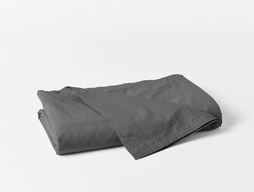 Organic Crinkled Percale Sheet Set Full Shadow W4222