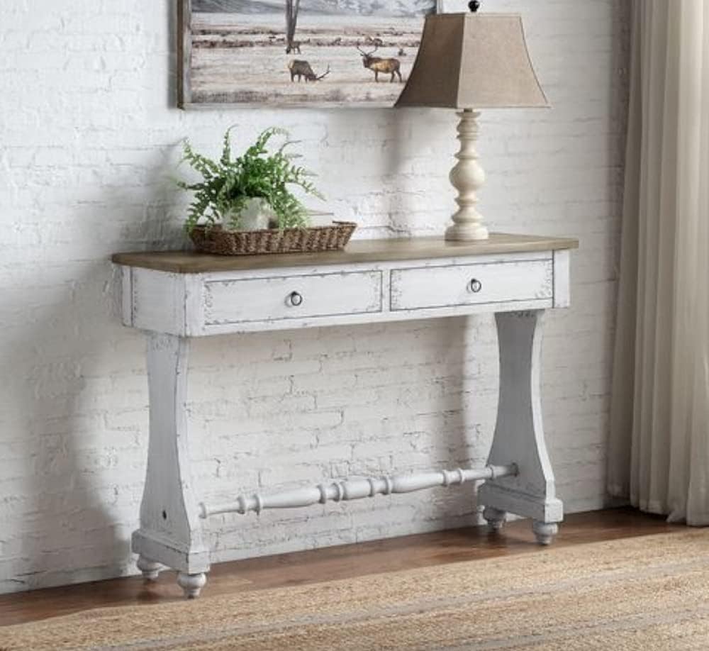 Antique White Console Table N692681