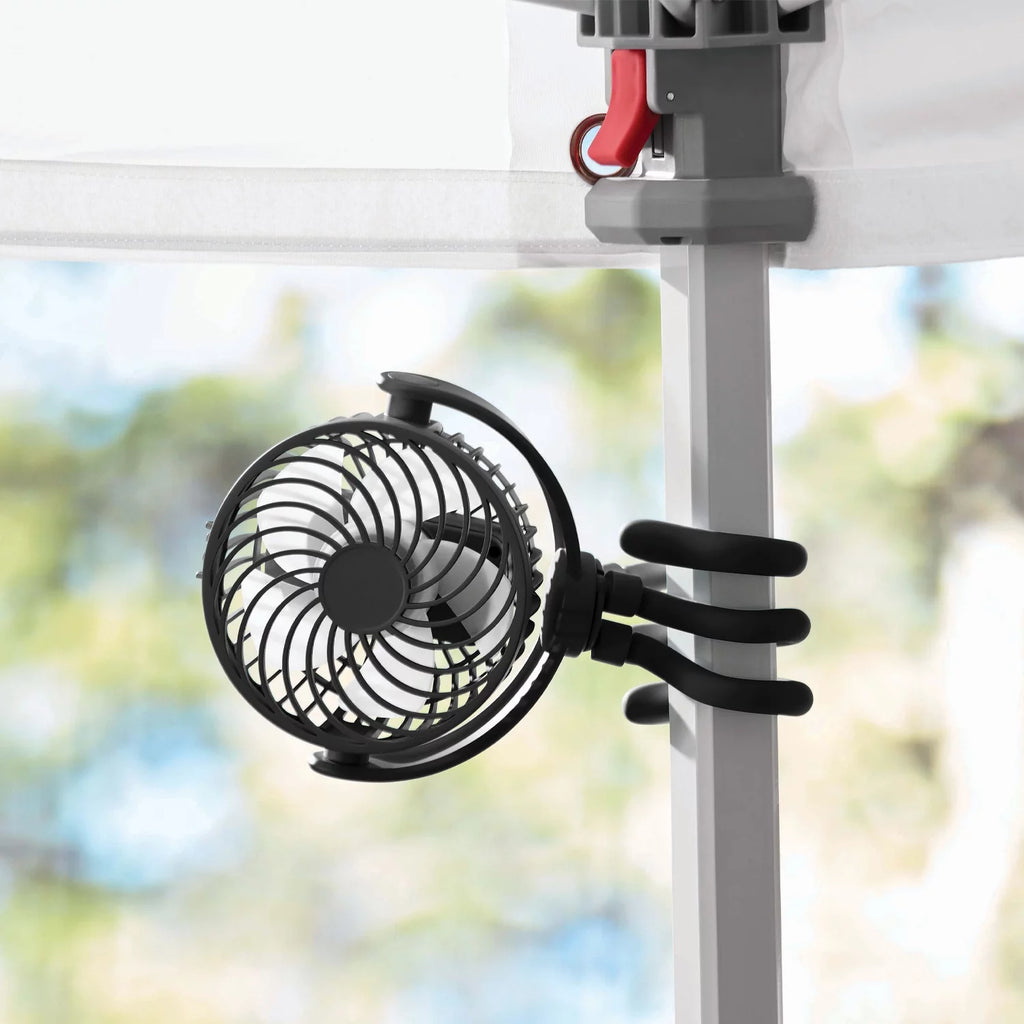 Portable Rechargeable Fan with Flexible Tripod, Black Y333