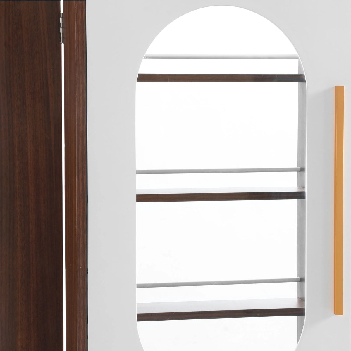 Brown 3 Drawer 2 Glass Door Sideboard Storage Cabinet H85928