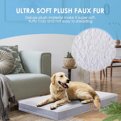 Waterproof Orthopedic Dog Bed with Washable Cover Grey V365