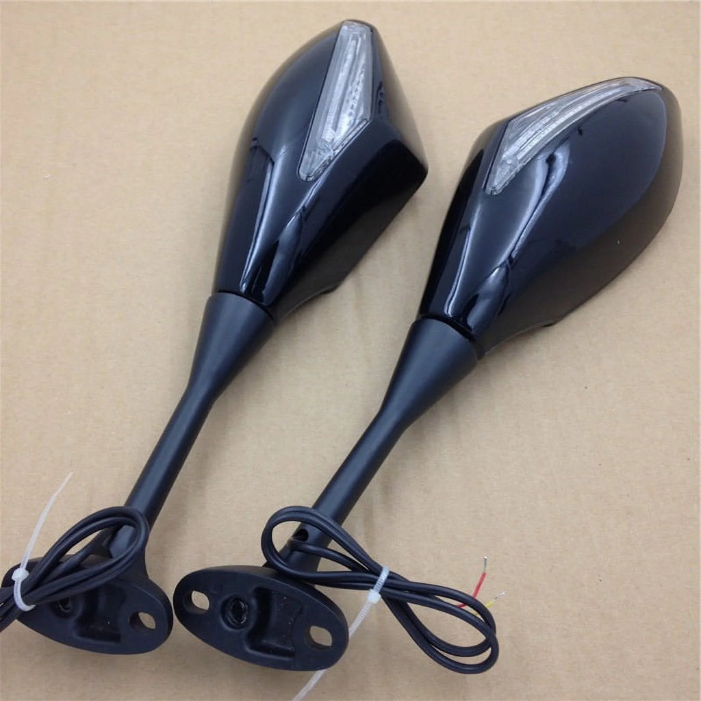 Turn Signal Mirrors For Honda CBR 600RR CBR1000RR Gloss Black J306