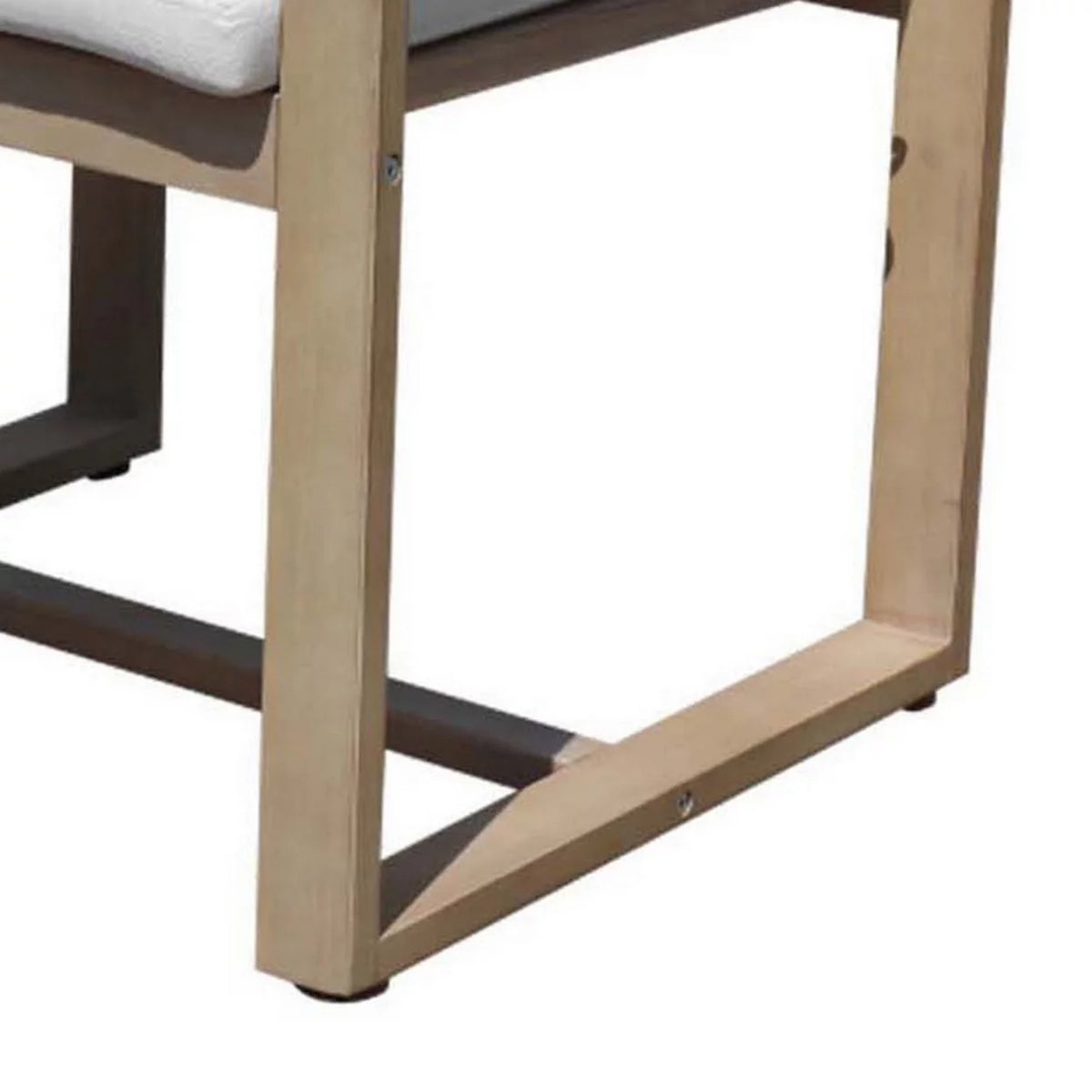 Natural Brown Eucalyptus Wood Dining Chair H213563