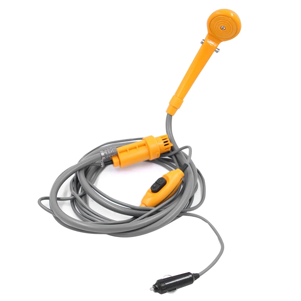 Portable Shower Kit with Pump, 6 Meter Cable, Max 2.5L Per Minute Q82442