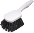 Utility Scrub Brush with Polyester Bristles 8-in x 3-in Black E71940