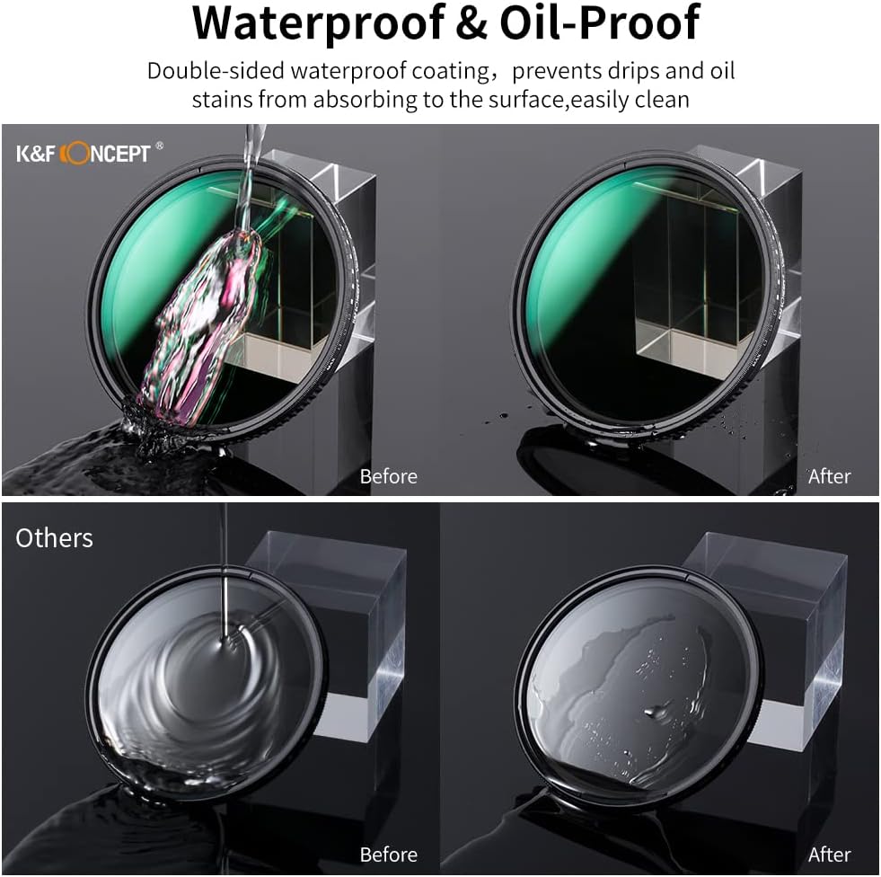 67mm Variable ND3-ND1000 Neutral Density Lens Filter V77375