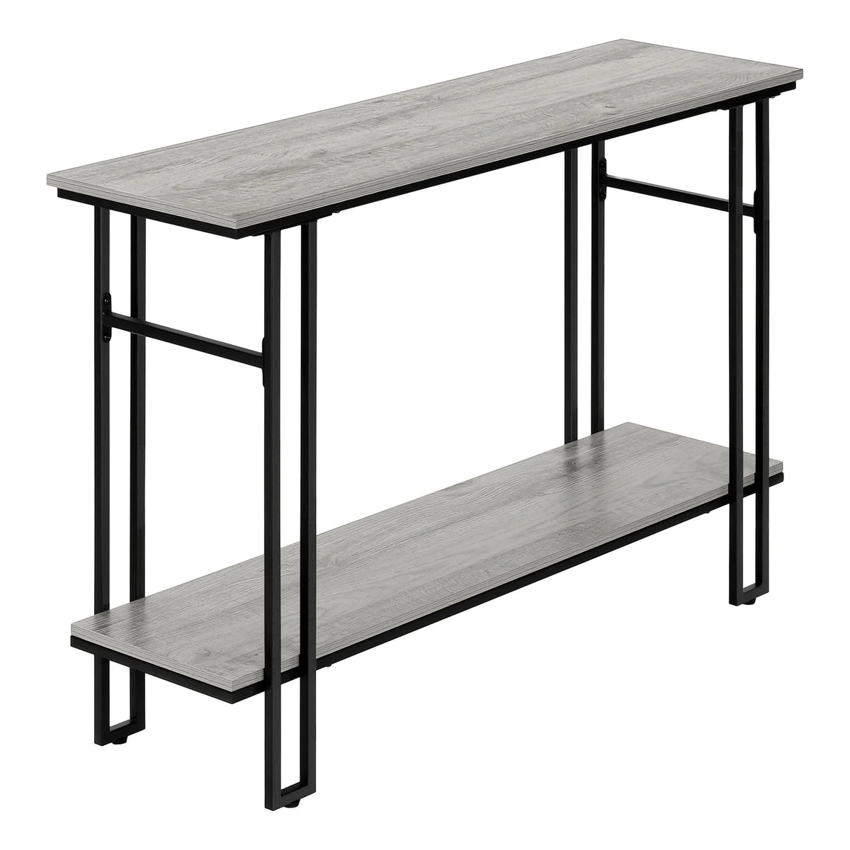 Narrow Grey Metal Accent Table G182