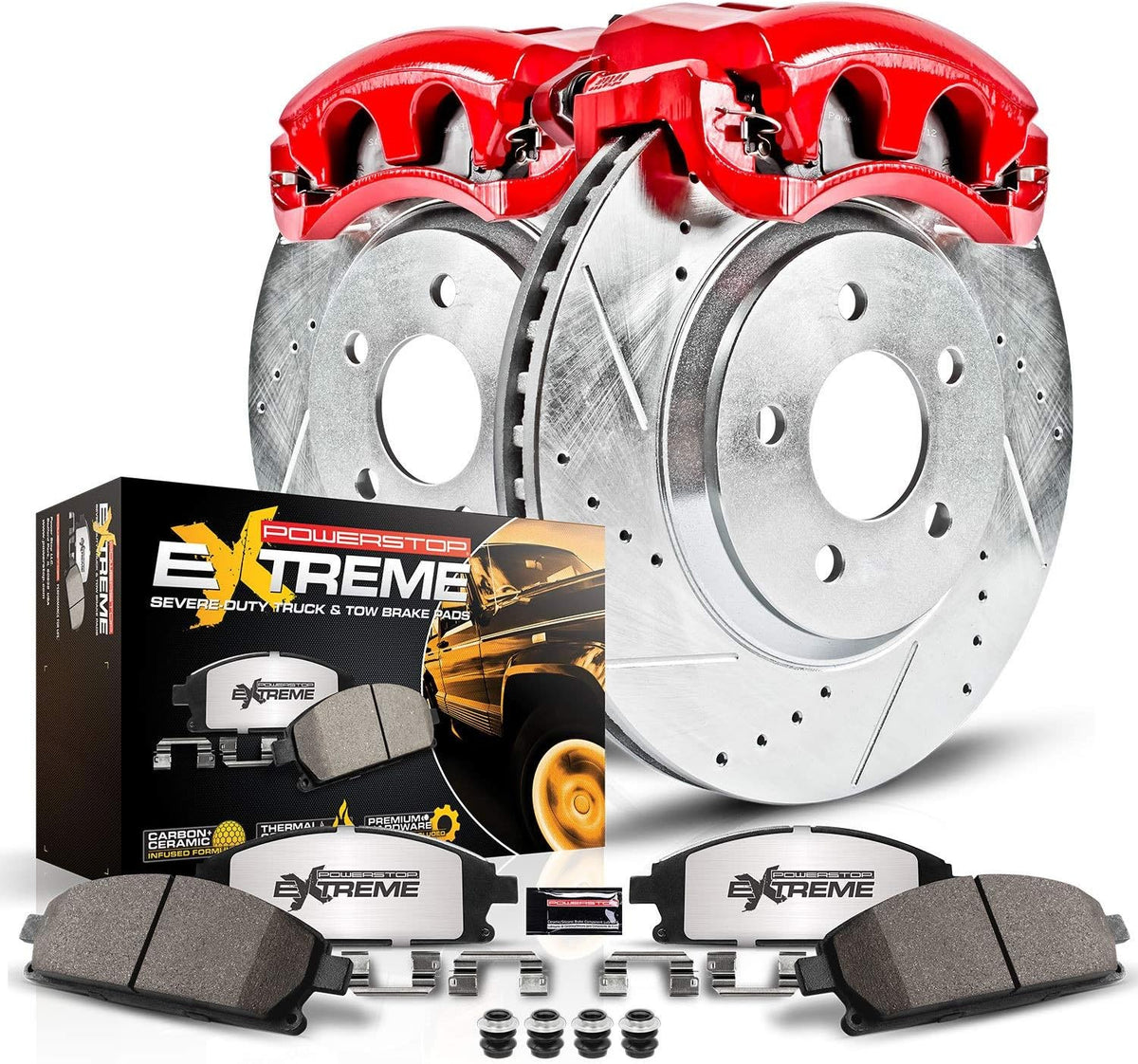 Z36 Truck & Tow Front Brake Kit with Carbon-Fiber Ceramic Brake Pads G8244